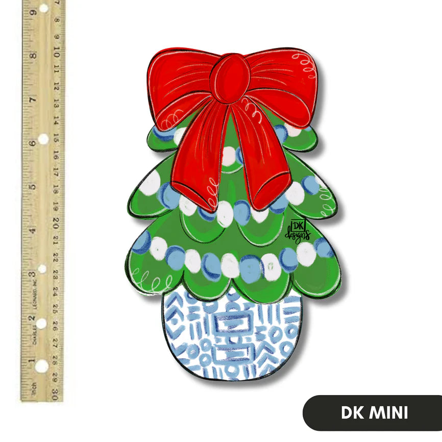 Red Bow Tree Attachment