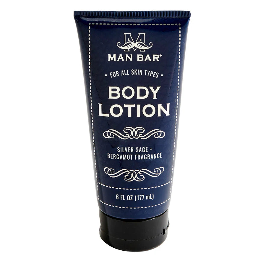 Man Bar Body Lotion Silver Sage and Bergamot