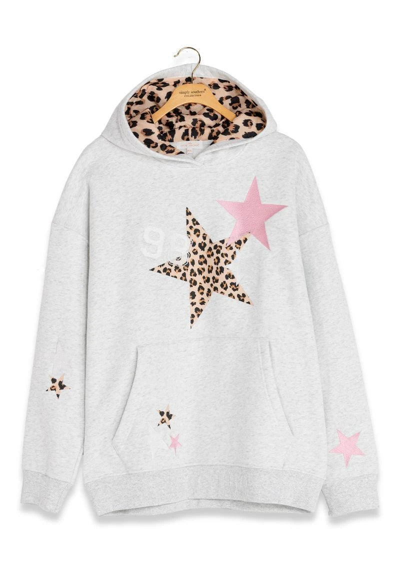 YOUTH Star Embroidered Hoodie