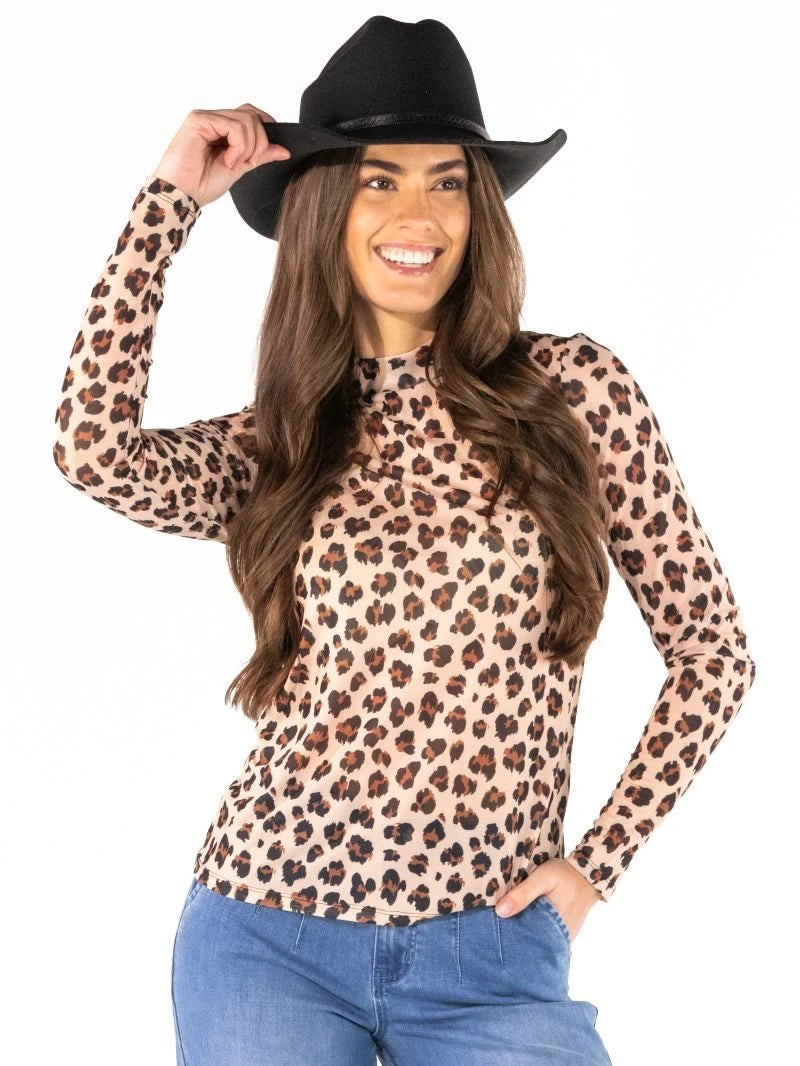 Cheetah Print Layering Top