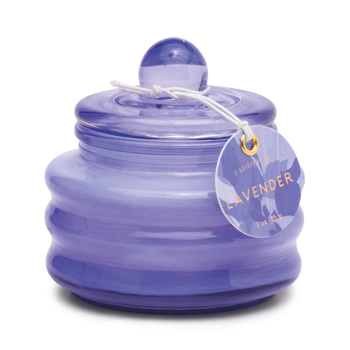 Beam 3oz Candle Lilac Small Glass Vessel in Lavender