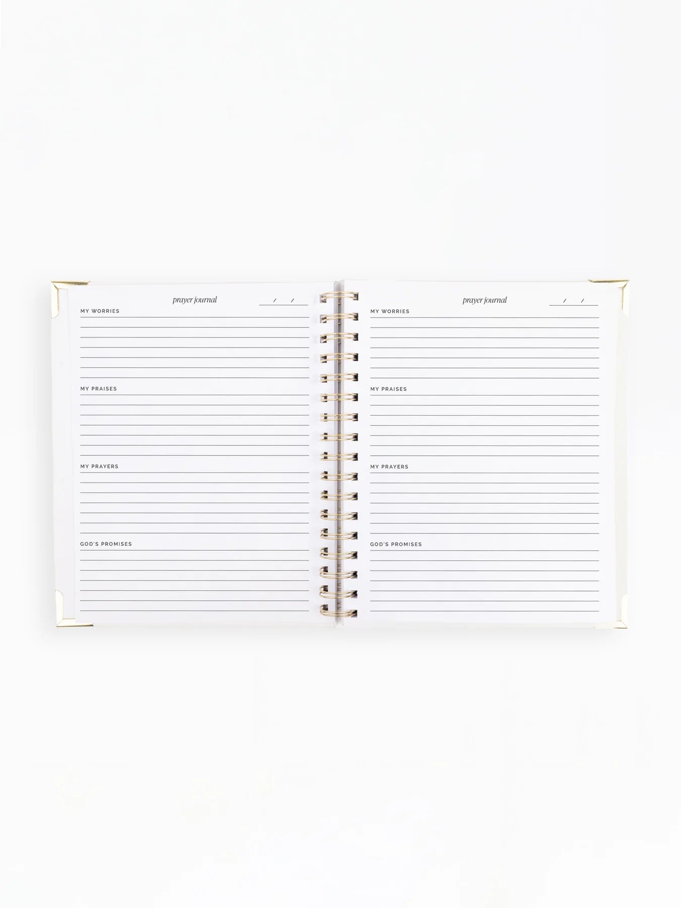 Prayer Journal Because He Bends Down