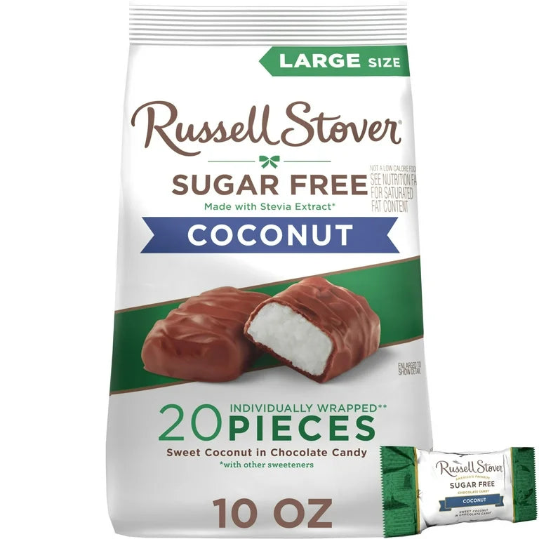 Sugar Free Milk Chocolate Coconut 10oz Gusset
