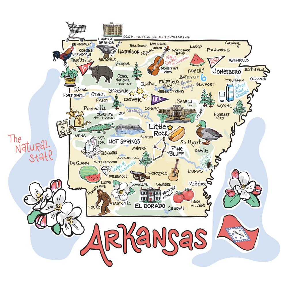 Arkansas Highball Tumbler 22oz