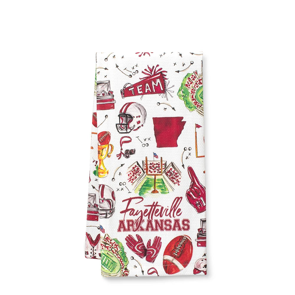 Tailgates in Fayetteville Tea Towel