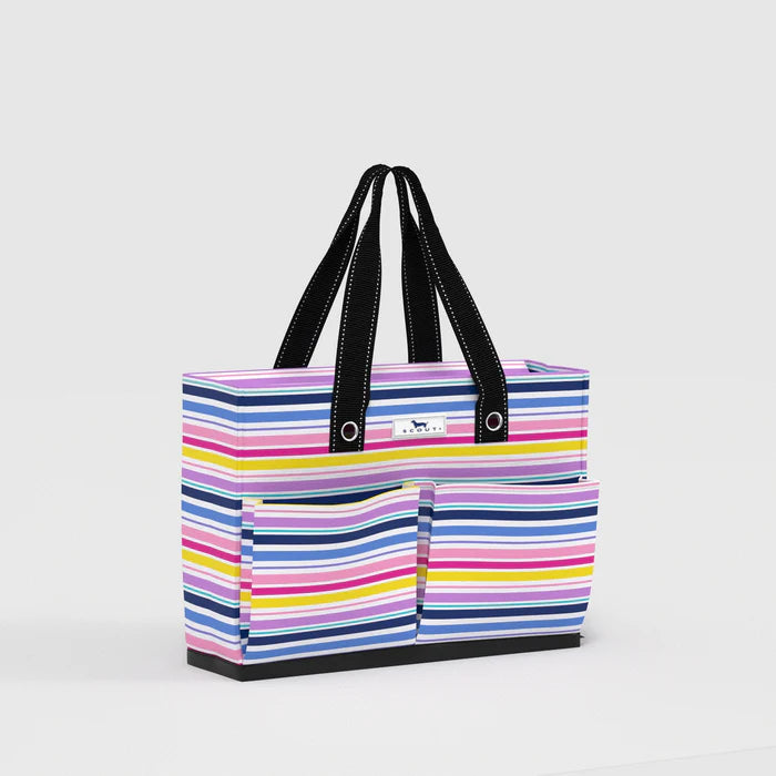 Uptown Pocket Tote Stripe a Pose
