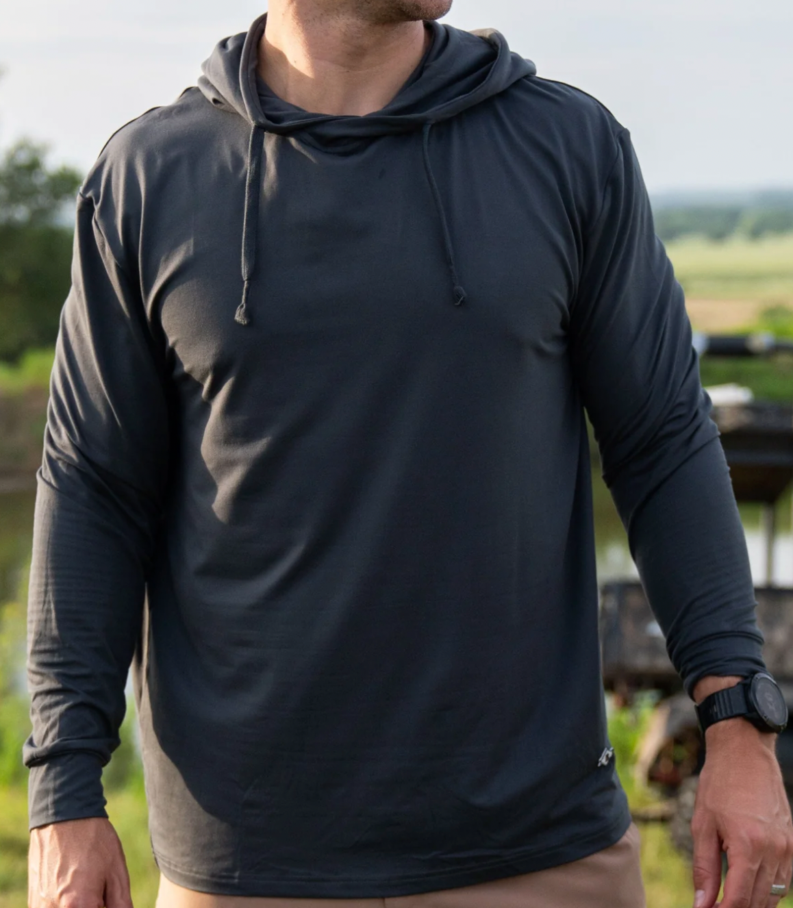 Performance Hoodie in Grey