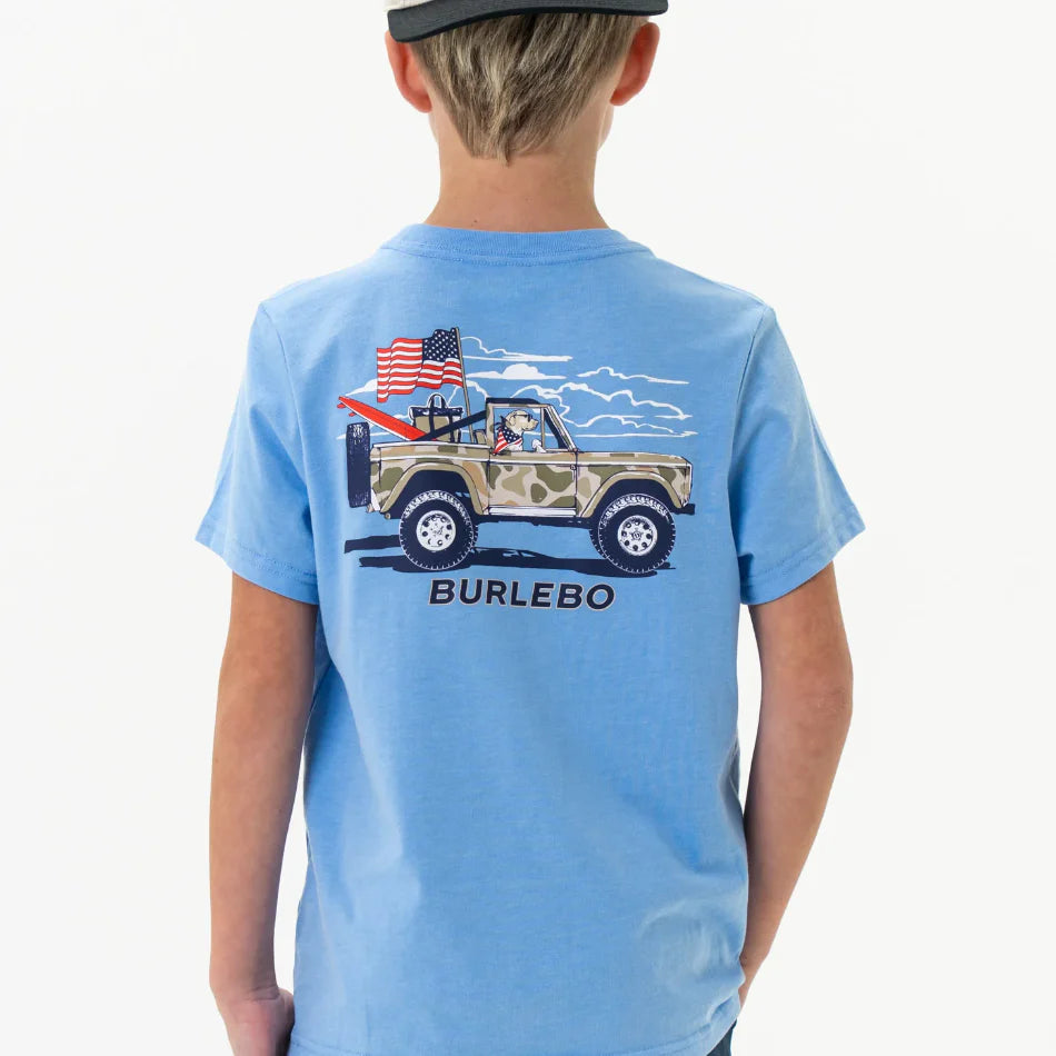 Youth Tee Camo Beach Cruiser