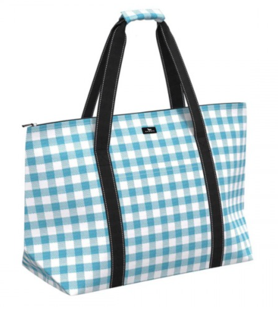 On Holiday Shoulder Bag in Pool Check