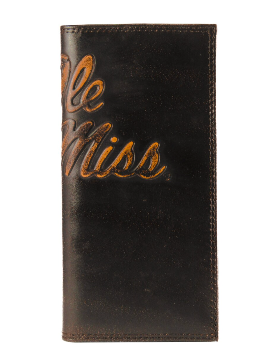 Burnished Antique Secretary Wallet - Ole Miss
