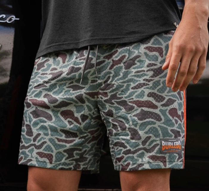 Mesh Shorts in Camo