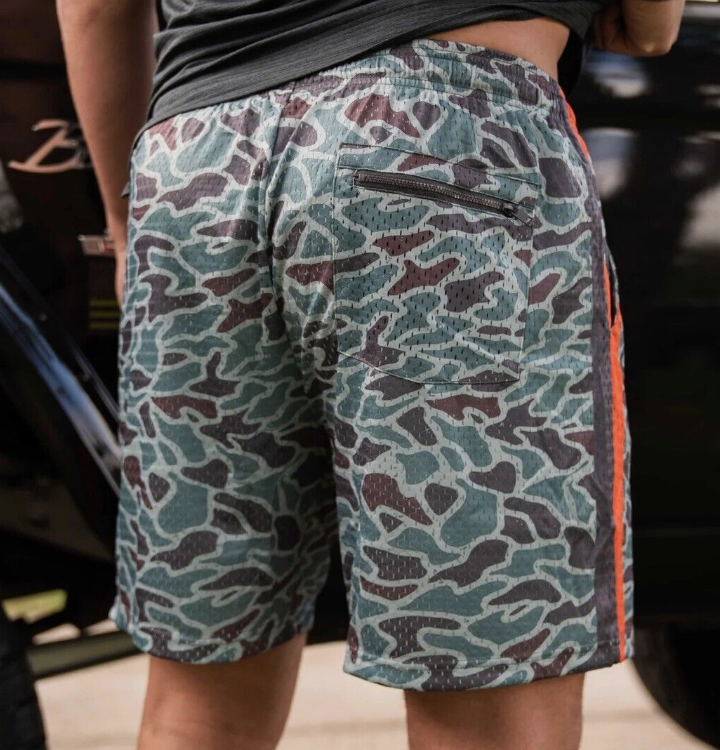 Mesh Shorts in Camo