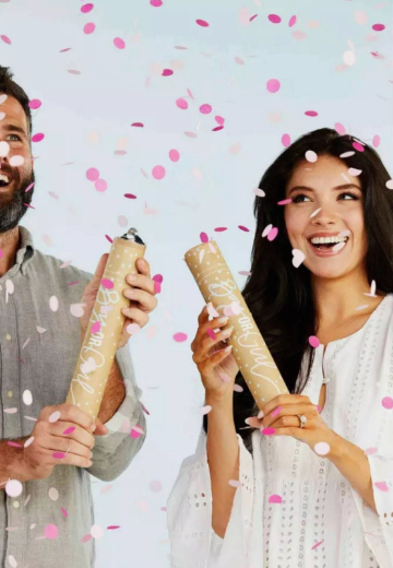 Gender Reveal Confetti Cannon