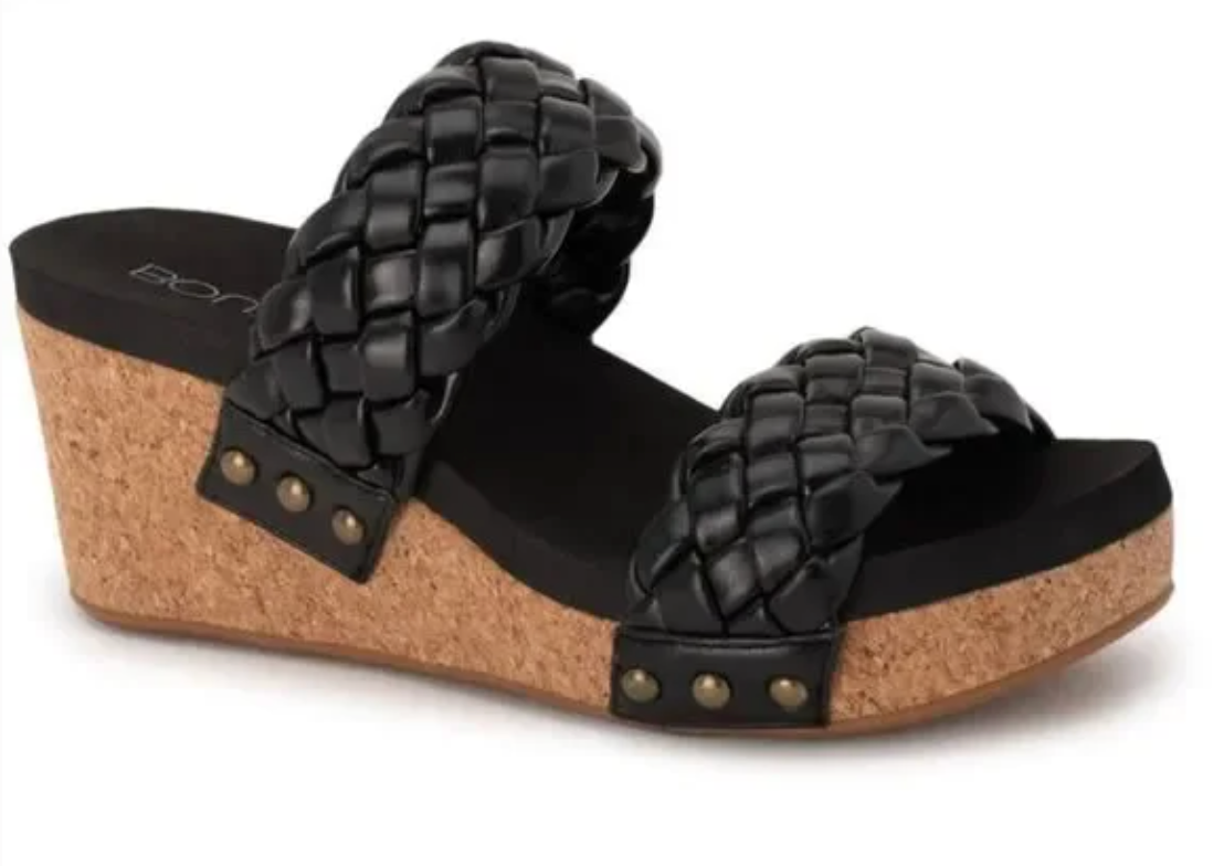 Black Delightful Wedges