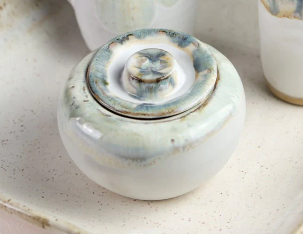 Etta B Pottery Farmhouse Sugar Bowl