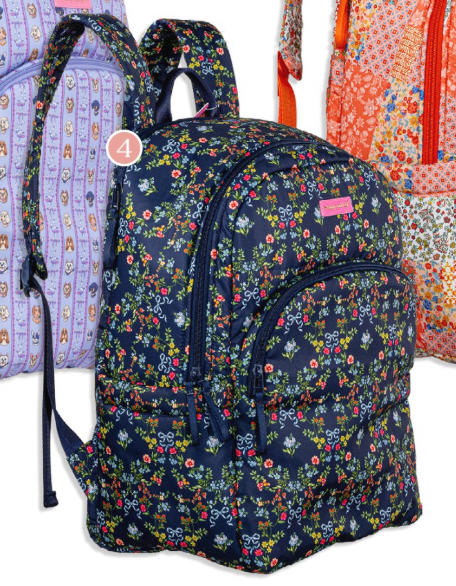 Ribbon Floral Backpack