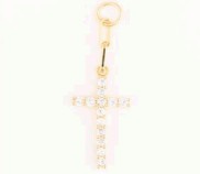 Rhinestone Cross Pendant