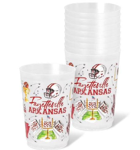 Tailgates in Fayetteville Frost Flex Cup 20oz (Set of 8)