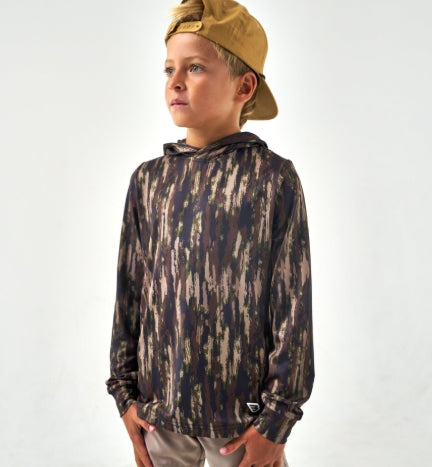 YOUTH PERFORMANCE HOODIE MIDLAND CAMO