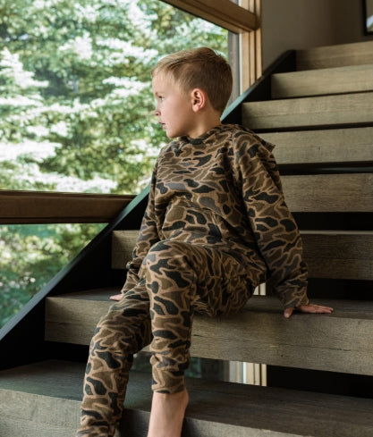 YOUTH FLEECE JOGGER GAUGE CAMO