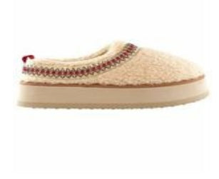 Platform Slipper in Cream