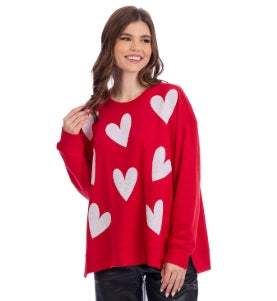 Red Valentine's Sparkle Sweatshirt