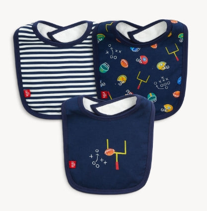 First Down Fun Modal Bib 3-Pack