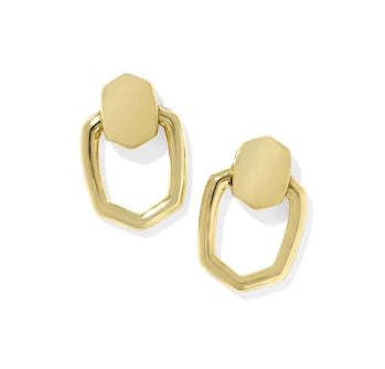 KAIA OPEN FRAME EAR GOLD METAL