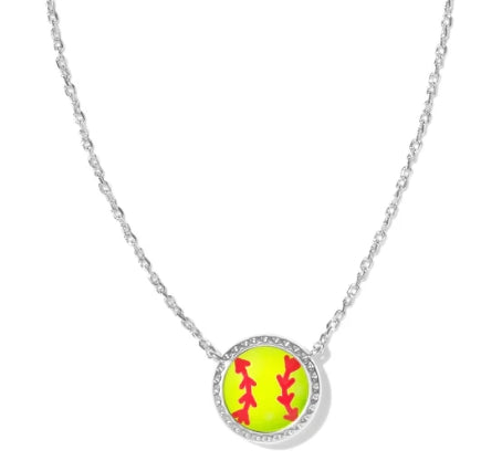 SOFTBALL SHORT PNDT NCK RHOD CHARTREUSE MGNST