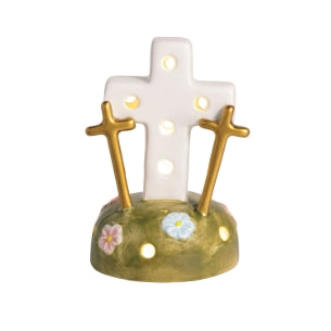 Three Crosses Light Up Sitter