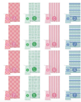 Initial Quick Dry Beach Towel