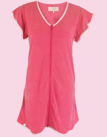 Zip Terry Cover Up Dress