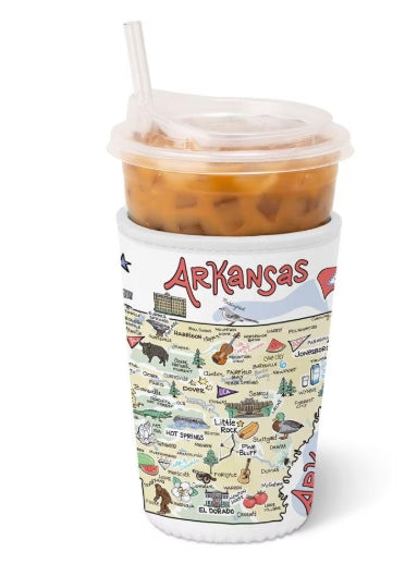 Arkansas Iced Cup Coolie (22oz)