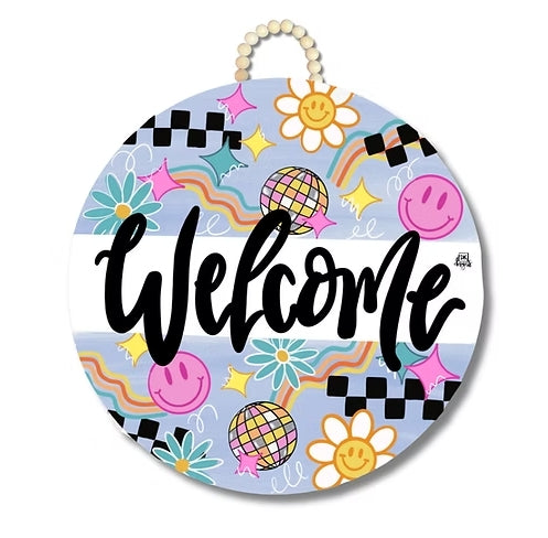 In My Era Welcome Door Hanger