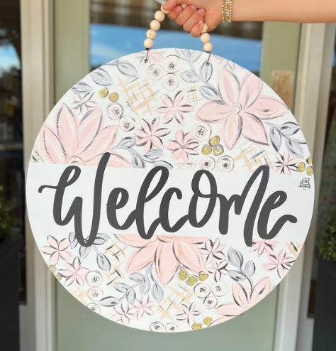 The Lauren Welcome Door Hanger