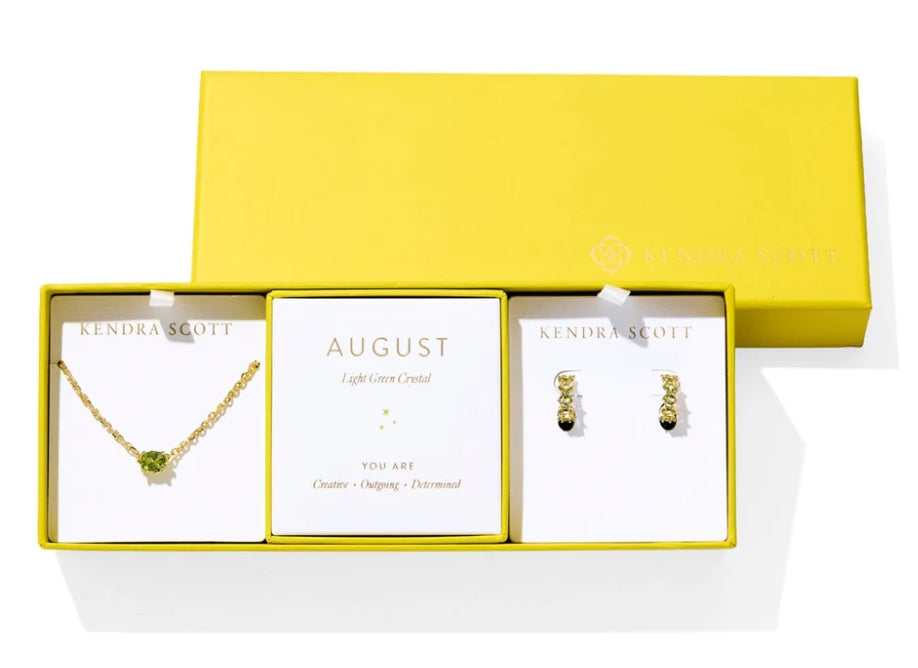 Cailin Birthstone Gift Set - August