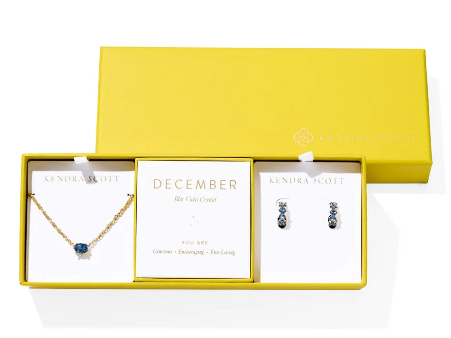 Cailin Birthstone Gift Set - December