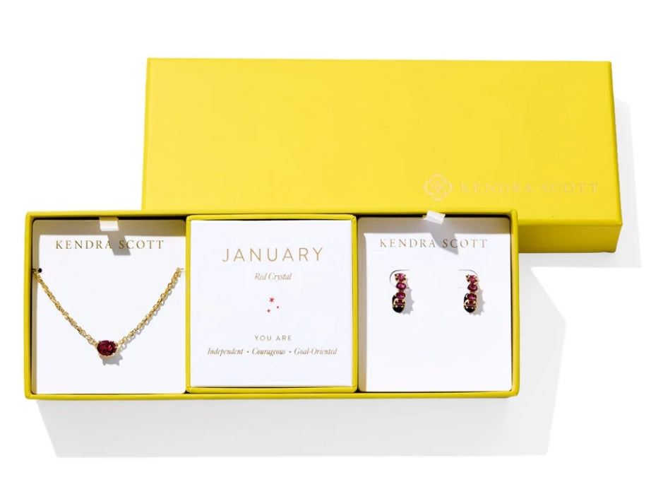 Cailin Birthstone Gift Set - January