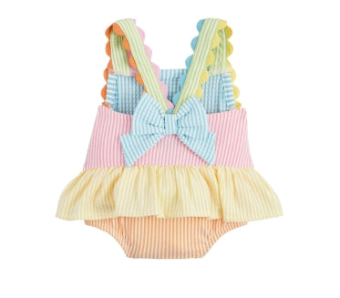 Seersucker Ric-Rac Swimsuit