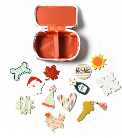 Happy Everything Mini Attachment Bag in Gold