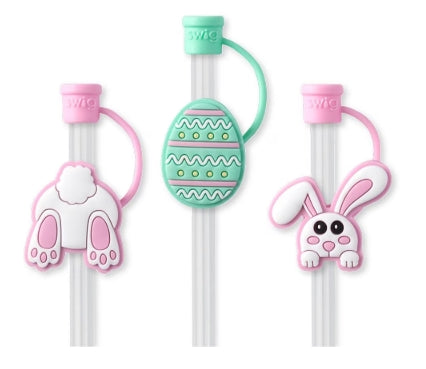 Bunny Trail Straw Topper Set