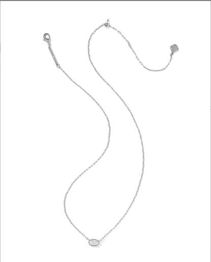 MINI ELISA LUXE PENDANT NECKLACE RHOD