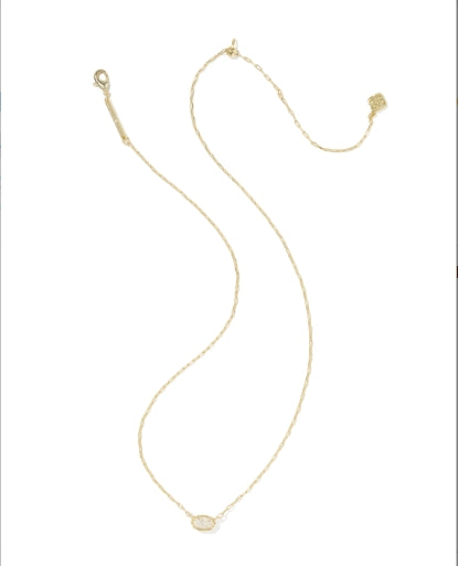 MINI ELISA LUXE PENDANT NECKLACE GOLD