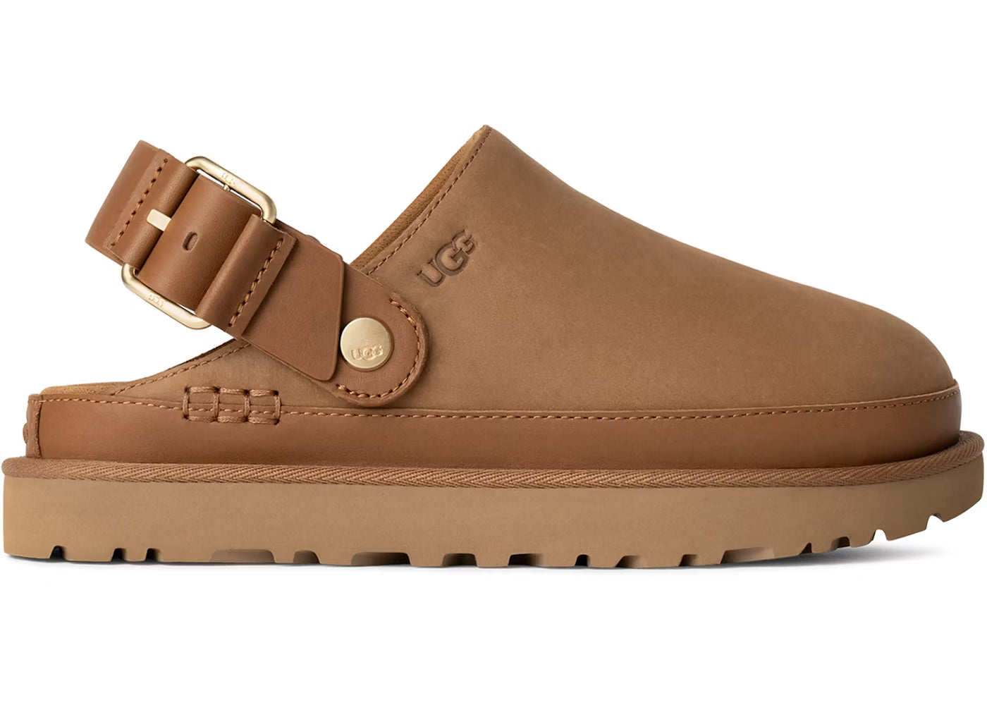 W GoldenStar Villa Clog in Chestnut