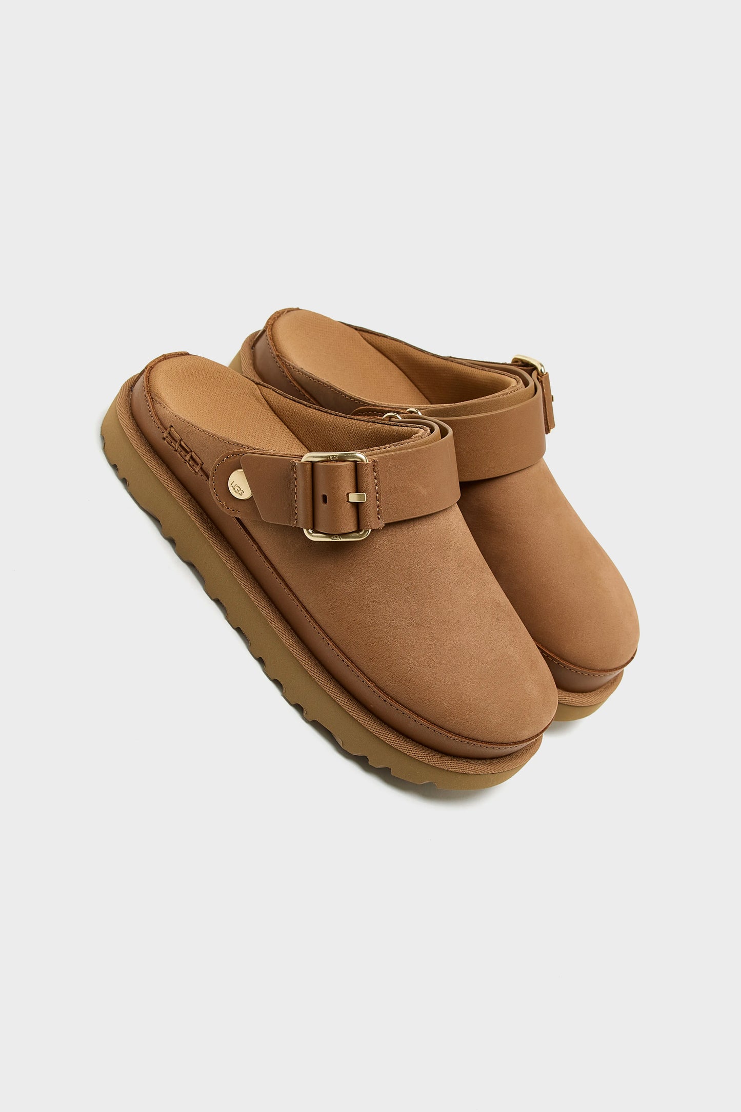 W GoldenStar Villa Clog in Chestnut