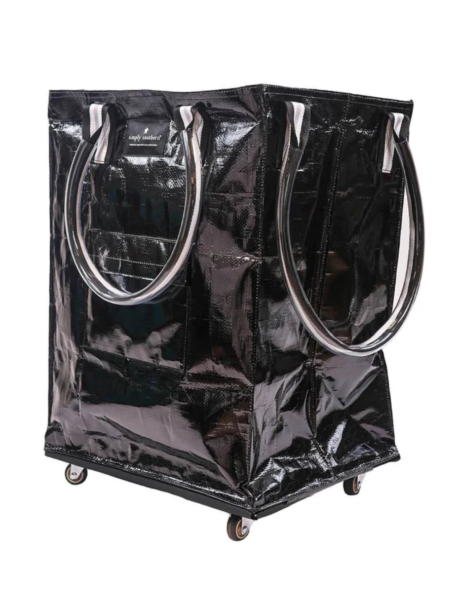 Roller Tote in Black