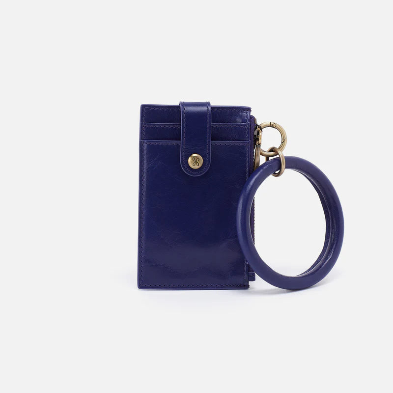 Ring Credit Card Wristlet in Winter Violet
