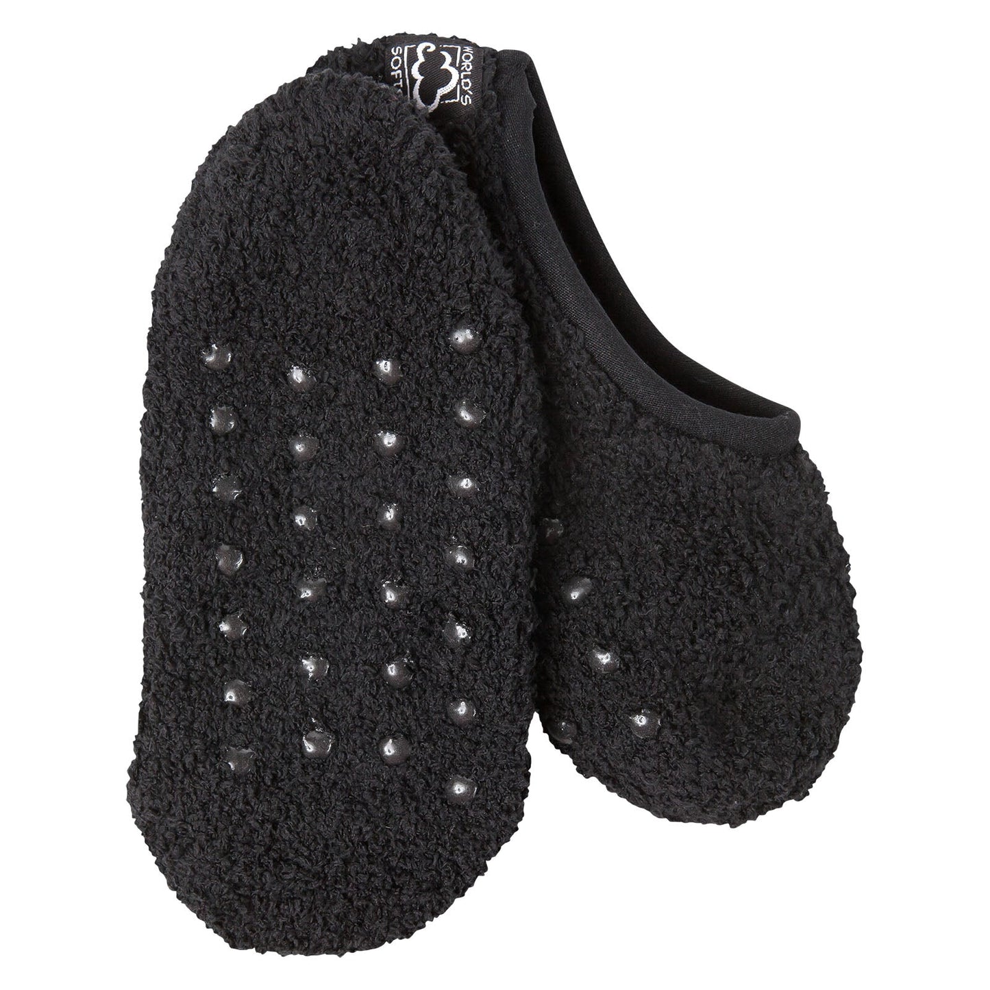 Cozy Footsie With Grippers Black