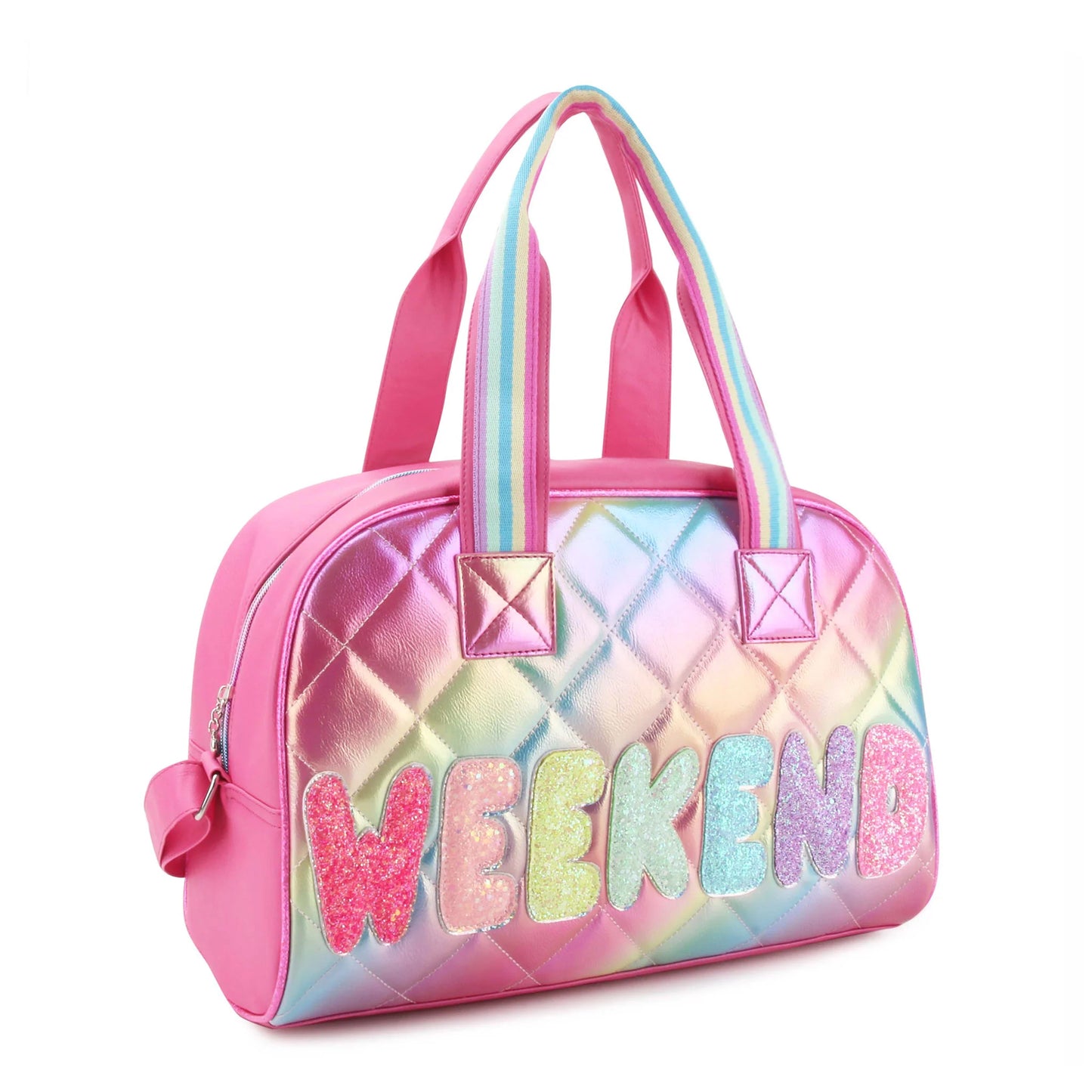 "Weekend" Quilted Medium Duffle Bag