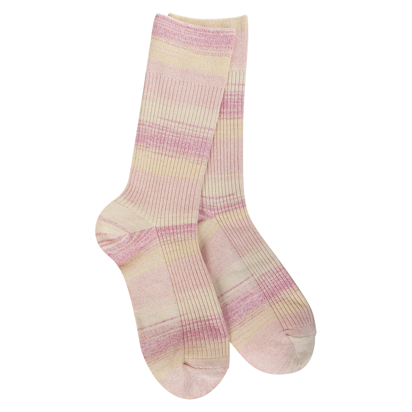 Rib Light Crew in Pink Lemonade